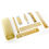 Thumbnail: Traveler's Brass Graffiti Bookmark Ruler.  Ancient Chinese Style Stationery
