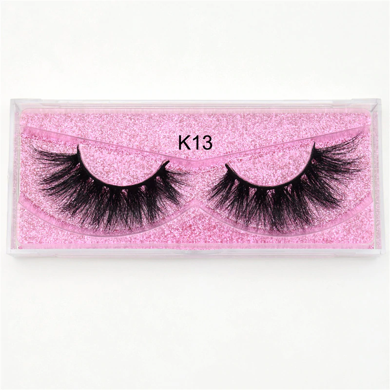Thumbnail: Mink Eyelashes Hand Made Crisscross False Eyelashes 3D Mink Lashes