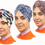 Thumbnail: 3 Pack Set of PRE-TIED Women Headwrap Turban With Rose Flower Knot Bonnet Beanie
