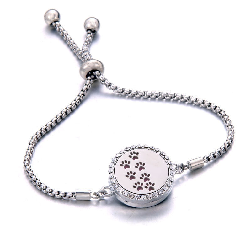 Thumbnail: Bracelet Essential Oil Diffuser Aromatherapy Locket Bracelet Tree of Life