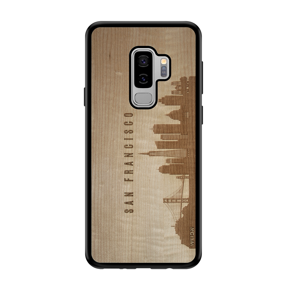 Thumbnail: CityScape Wooden Phone Case (San Francisco CA Skyline)