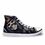 Thumbnail: Boy Vulcanize Shoes Men's High Top Shoes Cool Punk Skull Printing Canvas Shoe