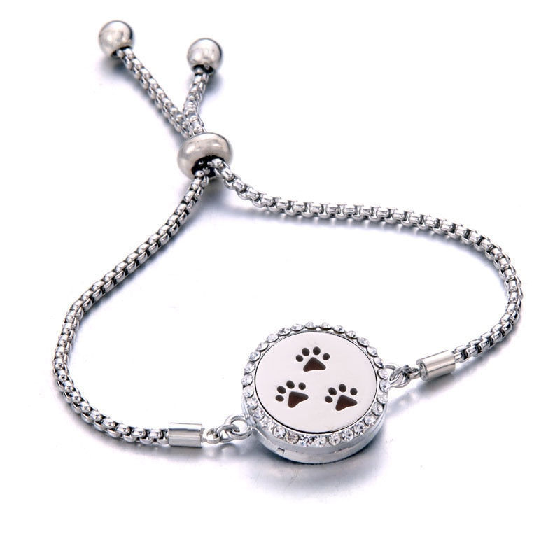Thumbnail: Bracelet Essential Oil Diffuser Aromatherapy Locket Bracelet Tree of Life