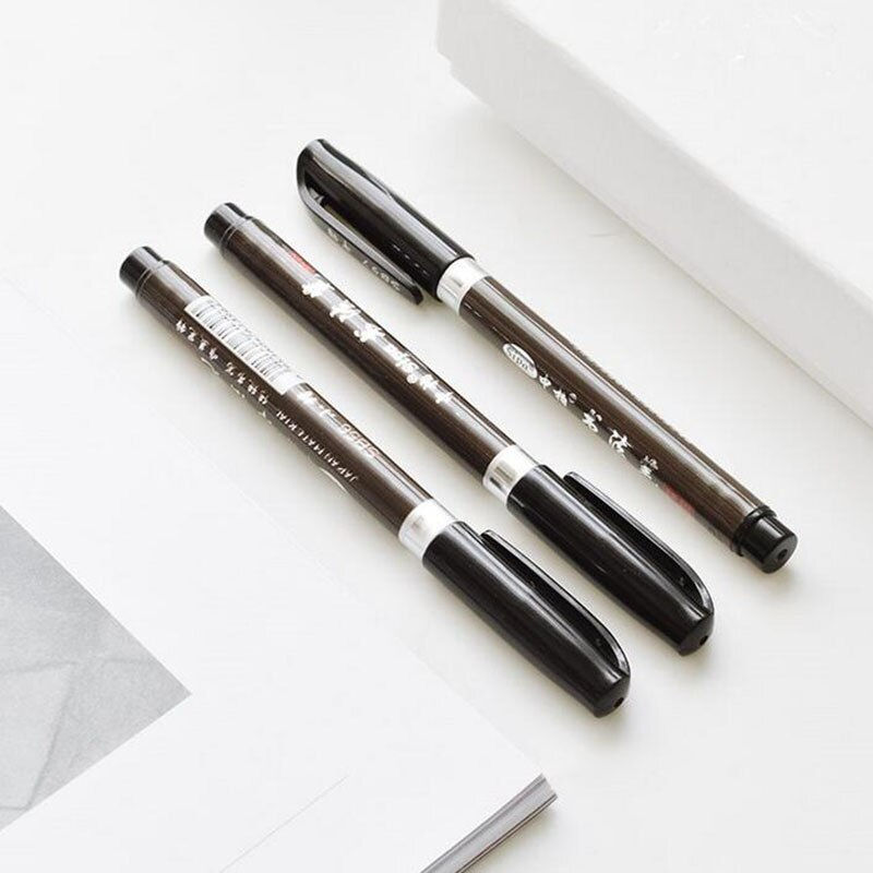 Thumbnail: 3pcs/Set Brush Pen Calligraphy Pen  Chinese Words Learning Stationery
