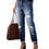 Thumbnail: Ripped High Waist Retro Jeans for Women Mom Jeans Denim Pants Loose Hole