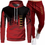 Thumbnail: Sets Tracksuit Men Autumn Winter Hooded Sweatshirt Drawstring Outfit Sportswear