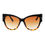 Thumbnail: New Brand Sunglasses Women Luxury Designer T Fashion Black Cat Eye Oversized