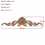 Thumbnail: Unique Natural Floral Wood Carved Wooden Figurines Crafts Corner Appliques Frame