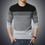 Thumbnail: Casual Men's Sweater O-Neck Striped Slim Fit Knittwear  Pullovers Pullover M-3xl