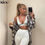 Thumbnail: Fitness Sporty Women Tracksuit Sleeveless V-Enck Tank Stretchy Leggings Set