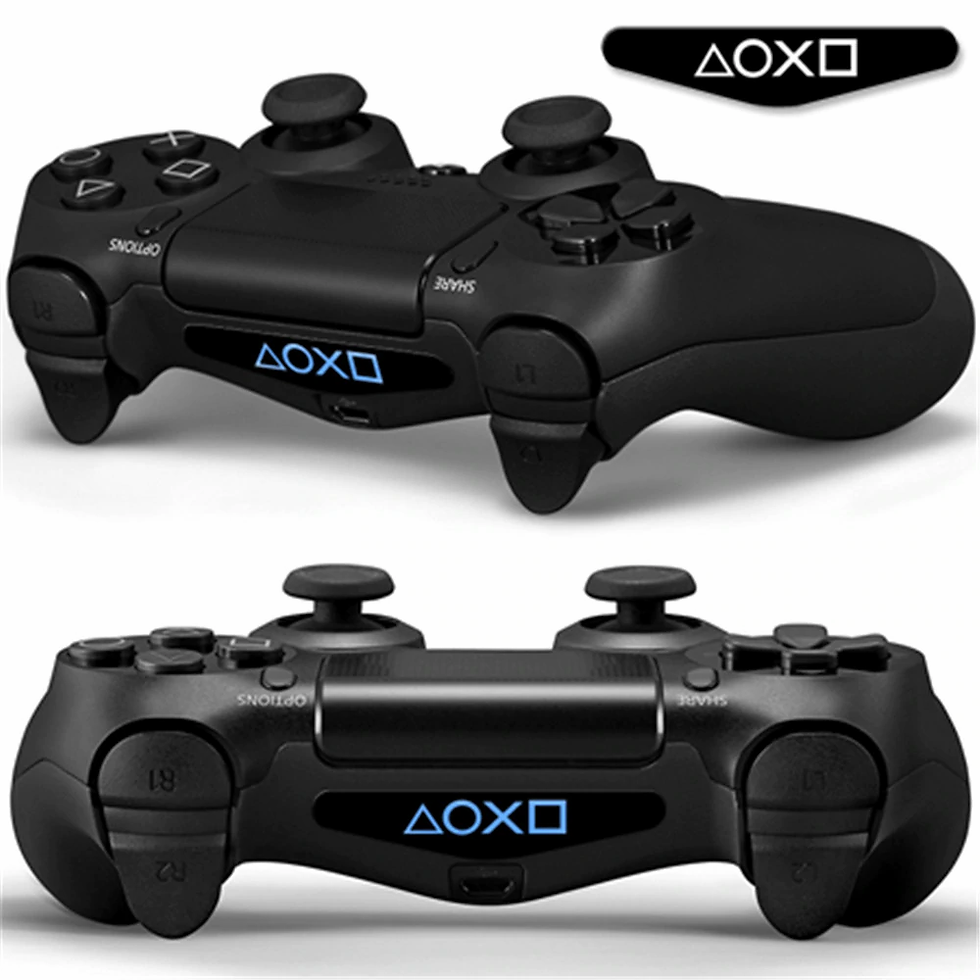 ภาพขนาดย่อ: 2 Pcs for Dualshock 4 PS4 DS4 Pro Slim Controller LED Light Bar Decal Sticker