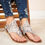 Miniature : Women Flat Sandals Leopard Snake Print Summer Shoes Large Size Andals Beach