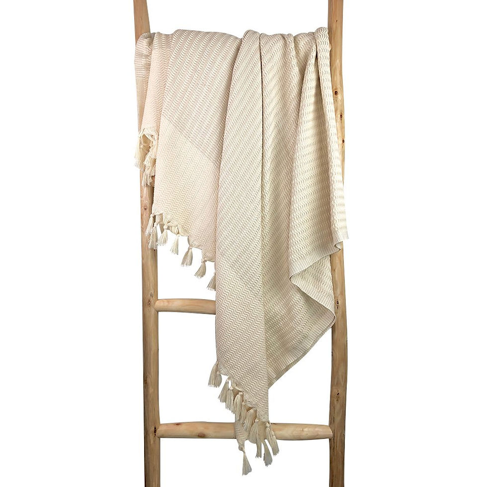 Thumbnail: Plush Wavy Turkish Throw