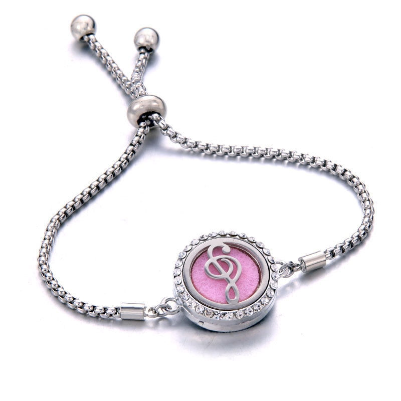 Thumbnail: Bracelet Essential Oil Diffuser Aromatherapy Locket Bracelet Tree of Life