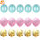 Thumbnail: 1 Set Metallic Confetti Air Balloons With Ribbon Birthday Party Helium Balloon
