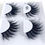 Thumbnail: 2/4 Pairs Natural False Eyelashes Fake Lashes Long Makeup 3d Mink Lashes Eyelash