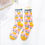 Thumbnail: Occident Fashion Colorful Print Socks Women With Mushroom Spring Woman Socks