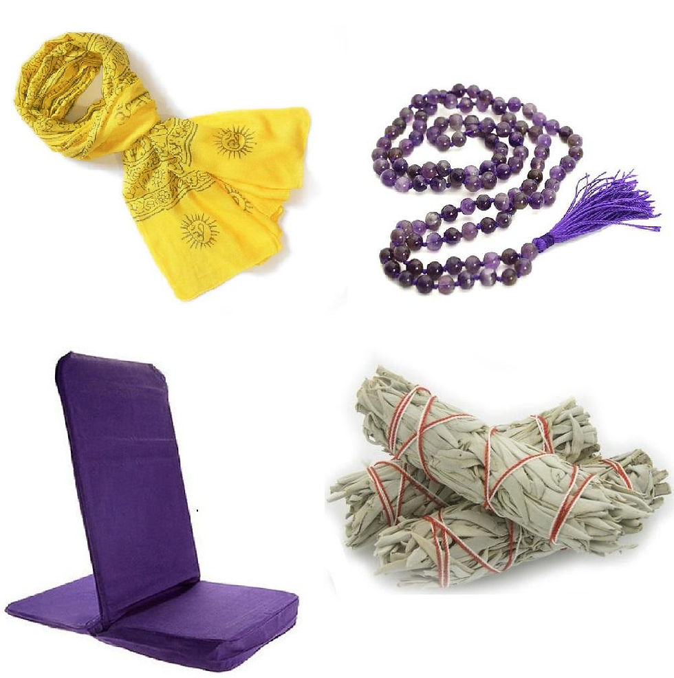 Thumbnail: White Sage Smudge Stick - 3 Mini Bundles (4"-5")