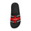 Thumbnail: Wakerlook Men's Red Slide Sandals