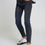 Thumbnail: Mid Rise Jeans in Black With Raw Hem