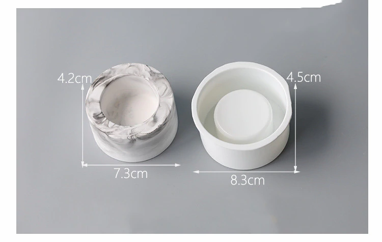 Thumbnail: New Long Pole Candle Molds Plastic Pillar Candle Making Kit Large Cylinder Rib
