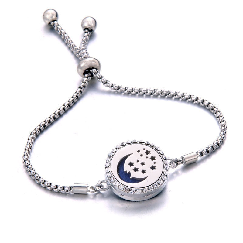 Thumbnail: Bracelet Essential Oil Diffuser Aromatherapy Locket Bracelet Tree of Life