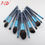 Thumbnail: 12pcs Wood Handle Makeup Brush Set Blush Brush Set Eye Eyeliner Foundation