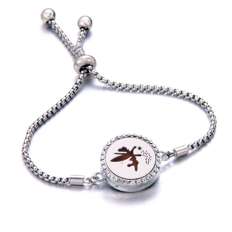 Thumbnail: Bracelet Essential Oil Diffuser Aromatherapy Locket Bracelet Tree of Life