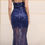 Thumbnail: Navy Blue See Through Gown