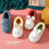 Thumbnail: Fur Warm  Shoes Cute Cartoon Rabbit  and Radish Bedroom Woman/Men Furry Slides