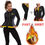 Thumbnail: Neoprene Sauna Suit Long Sleeve Shirt + Legging Body Shaper Set Control Panties
