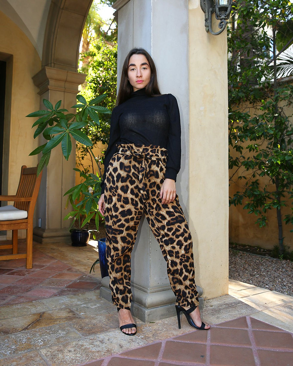Thumbnail: Cielo Leopard Print Pant