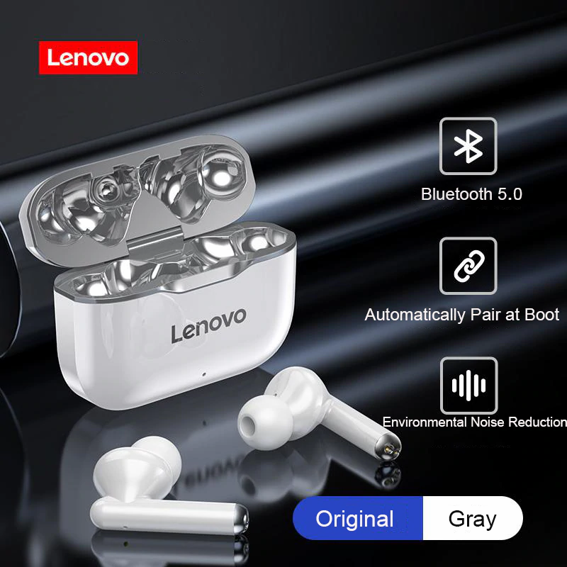 Thumbnail: enovo LP1 Wireless Bluetooth Headset V5.0 Touch Earphone Stereo 300mAh