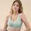 Thumbnail: 2 Pcs Latex Seamless Bra Women Underwear Cooling Gathers Shock-Proof Fashion