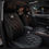 Μικρογραφία: Fashion Leather Car Seat Covers Universal Size Front Seats Cover Crystal Crown