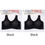 Thumbnail: 2 Pcs Latex Seamless Bra Women Underwear Cooling Gathers Shock-Proof Fashion