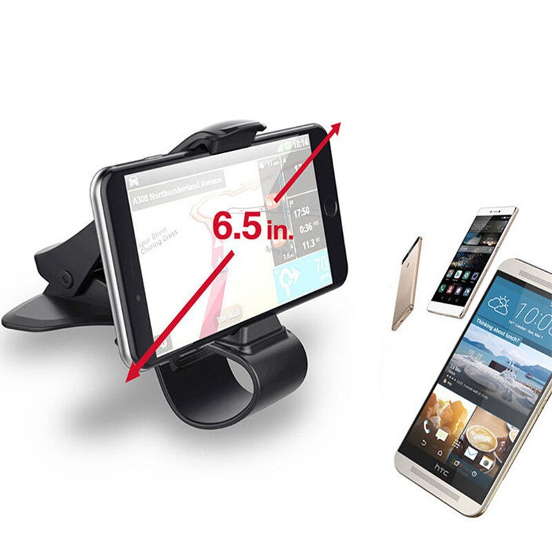 Thumbnail: Universal Car Phone Holder GPS Navigation Dashboard Phone Holder