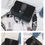 Thumbnail: Mini Retro Wide Shoulder Strap Messenger Bag