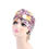 Thumbnail: 3 Pack Set of PRE-TIED Women Headwrap Turban With Rose Flower Knot Bonnet Beanie