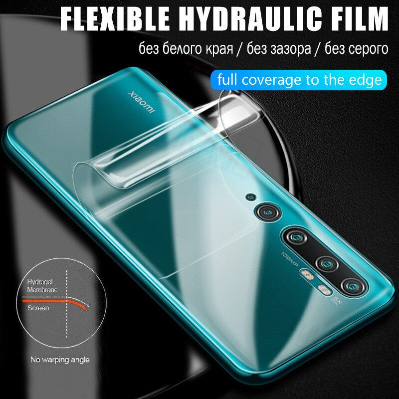 Thumbnail: 35D Front & Back Hydrogel Film for Xiaomi Redmi Note 9 8 Pro Mi Note 10 Pro