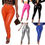 Thumbnail: Latex Faux Pu Leather Pants Trousers Push Up High Waist Skinny Pants Pencil