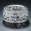 Thumbnail: Handmade Eternity Promise Crystal Ring AAA Cz Zircon Engagement Wedding Band