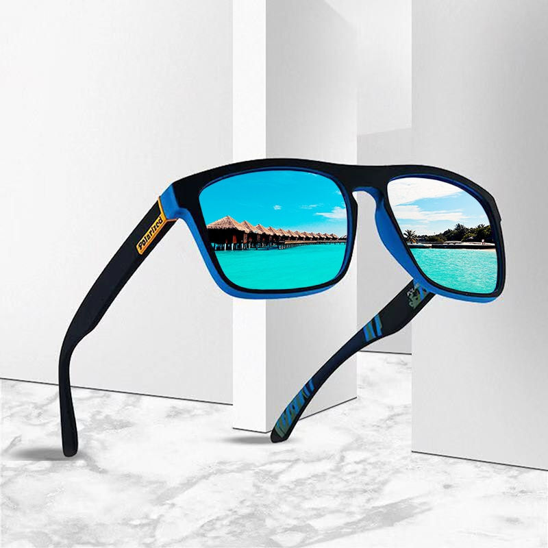 Sun Glasses Polarized Sunglasses Men Classic Design Mirror Fashion Square
