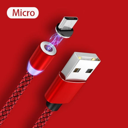 Thumbnail: Magnetic USB Cable Fast Charging USB Type C Cable Magnet Charger Data Charge