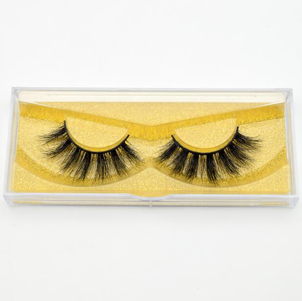 Thumbnail: Mink Eyelashes Hand Made Crisscross False Eyelashes 3D Mink Lashes