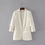Thumbnail: White Blazer Women Suits  Three Quarter Sleeve Thin Jacket Leisure Pink Blazer