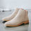 Thumbnail: Men Suede Chelsea Boots Natural Leather Zip Pointed Toe Formal Ankle Boots