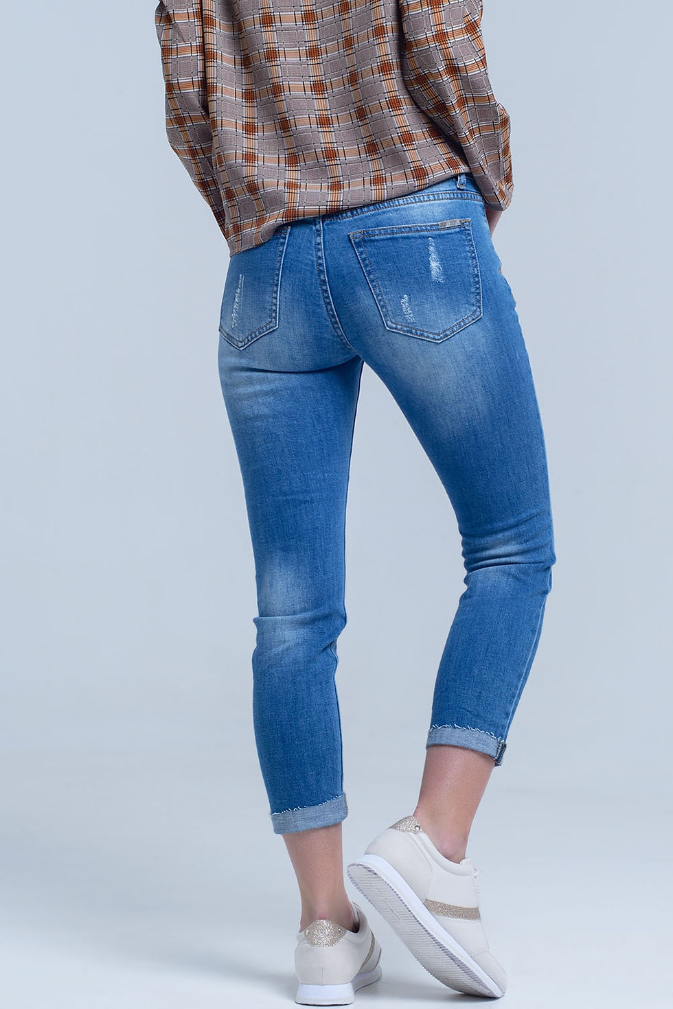 Thumbnail: Jean Skinny With Rips on the Legs