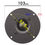 Thumbnail: LIVE 4~4.5 Inch Tweeter Speaker Unit Black Silk Membrane 4/8ohm 30W ATreble