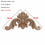 Thumbnail: Unique Natural Floral Wood Carved Wooden Figurines Crafts Corner Appliques Frame
